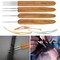 7 Pieces Dreadlock Crochet Hook Include Dreadlocks Crochet Hair Weaving Needle Tool 2 Pieces 1 Hook + 1 Pieces 2 Hooks + 1 Pieces 3 Hooks + 3 Pieces Hair Braid Craft Locking